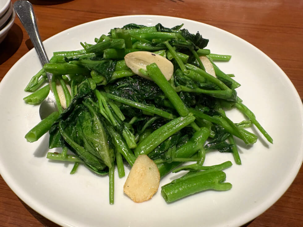 空心菜の炒め物